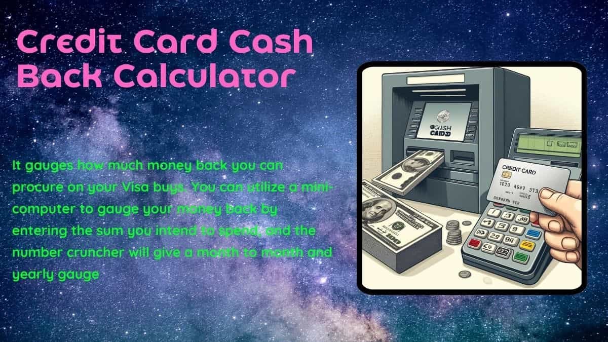 Credit Card Cash Back Calculator