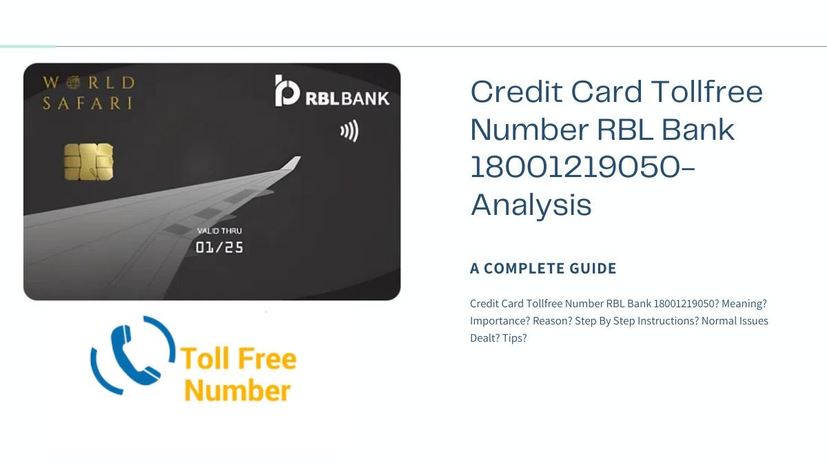 credit card tollfree number rbl bank 18001219050