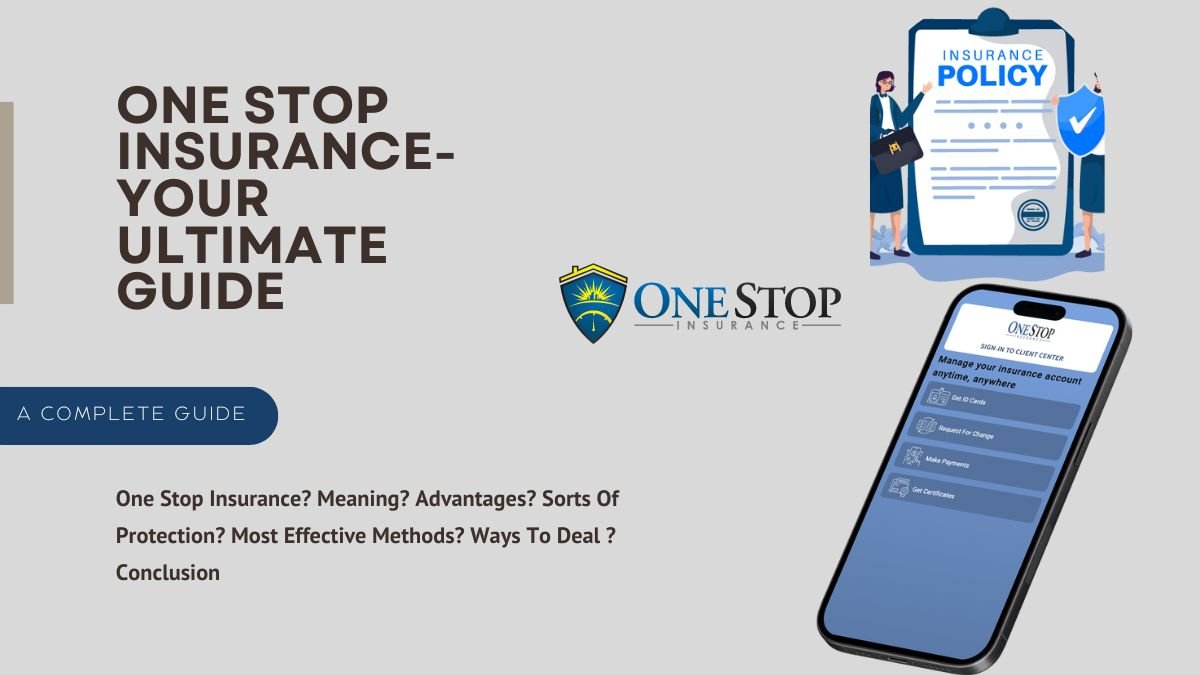 One stop insurance